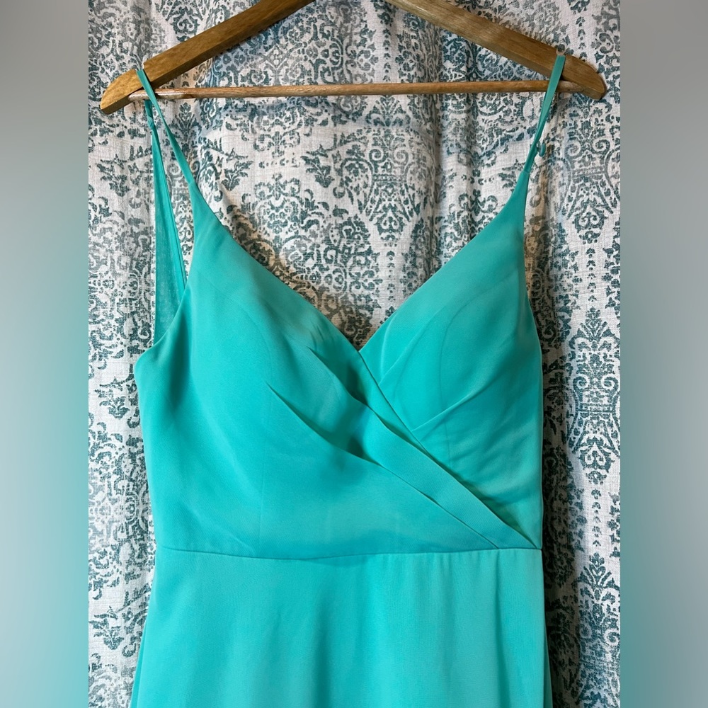 Azazie Formal Dress Gown in Spa Green - Picture 6 of 12